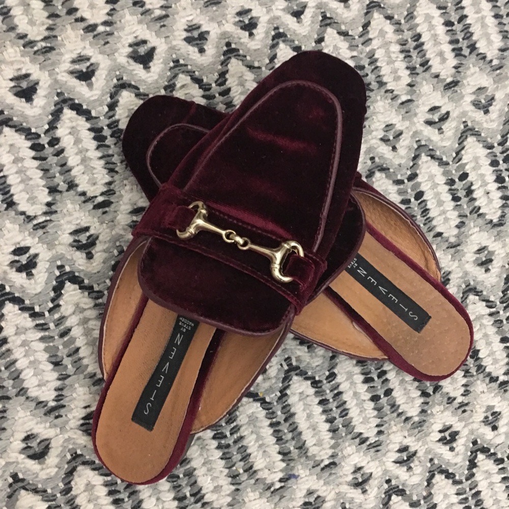 Steven Velvet slippers 8